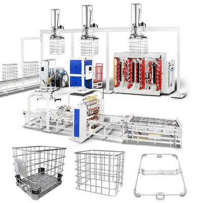 IBC-Käfigrahmen-Produktionslinie manuell / automatisch