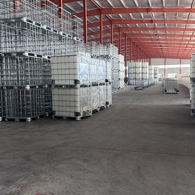 IBC-Käfigrahmen-Produktionslinie manuell / automatisch