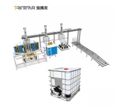 1000-Liter-IBC-Tank-Rohrkäfig-Drahtschweißmaschine Edelstahl-Schweißgeräte