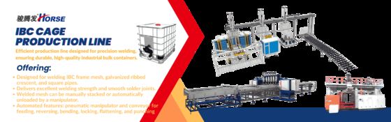 IBC-Gitterbiegebox, die automatische Produktionslinie bildet