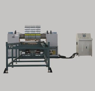 Fully automated control system metal mesh structure gantry welding machine - 80 welds per minute. Mesh structure gantry welding machine.