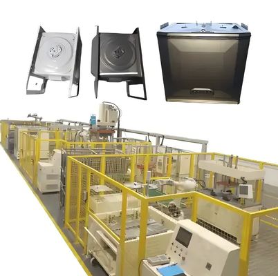 Trintfar automatische Produktionslinie, die zum Schweißen der Innenschalen von Öfen, Mikrowellenöfen und Lebensmitteltrocknern sowie der Schweißmaschinen verwendet wird.