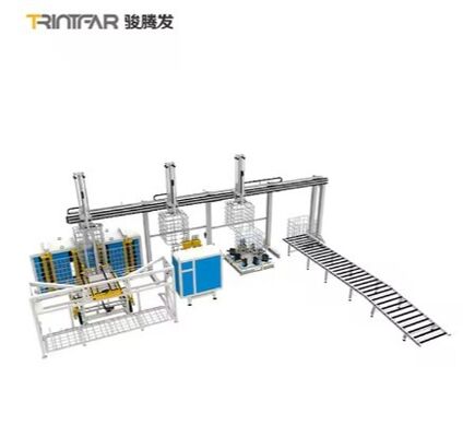 IBC-Tonnenfass-Rahmen-Produktionslinie (ausgestattet mit Biegemaschine) vollautomatisch / Automatikbetriebsanleitung / vollautomatische Tonnenfass-Produktionslinie / Direktvertrieb ab Werk