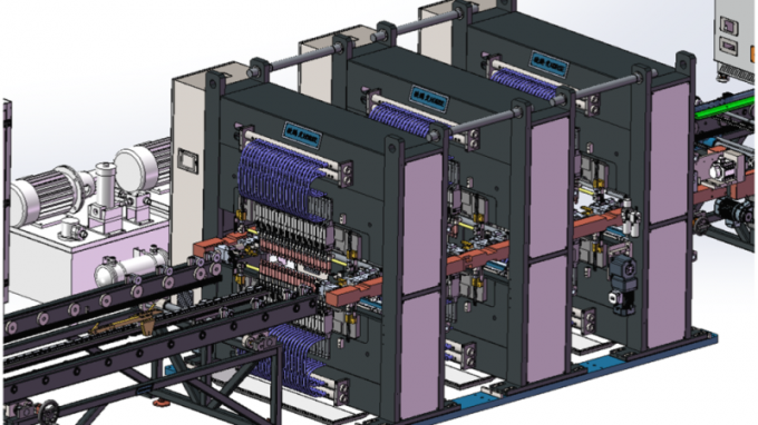 Trintfar Stahlplatten Heizkörper Produktionslinie Anpassungsfähige Flossendicke 5