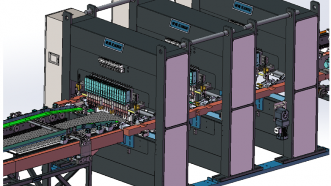 Trintfar Stahlplatten Heizkörper Produktionslinie Anpassungsfähige Flossendicke 7