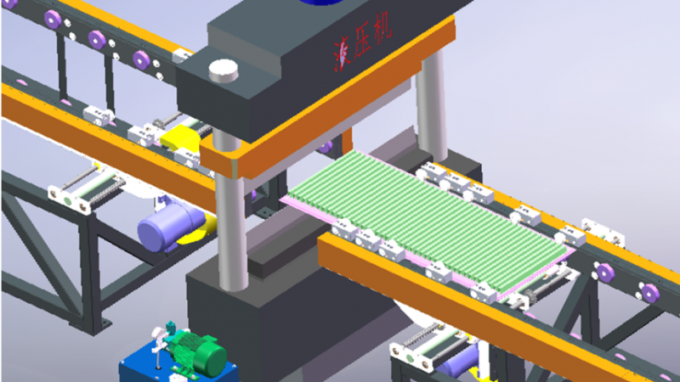 Trintfar Stahlplatten Heizkörper Produktionslinie Anpassungsfähige Flossendicke 12
