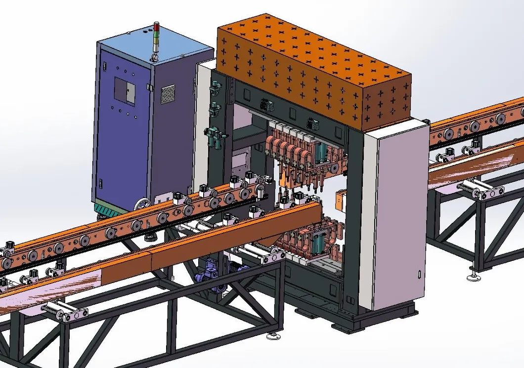 Automatische Produktionslinie für Wärmesenkflossen von Transformatoren 6
