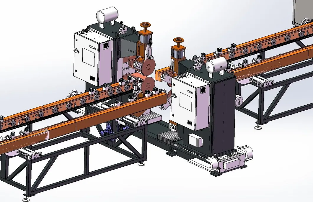 Automatische Produktionslinie für Wärmesenkflossen von Transformatoren 7