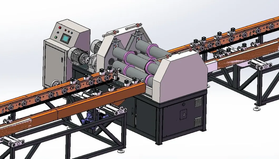 Automatische Produktionslinie für Wärmesenkflossen von Transformatoren 9