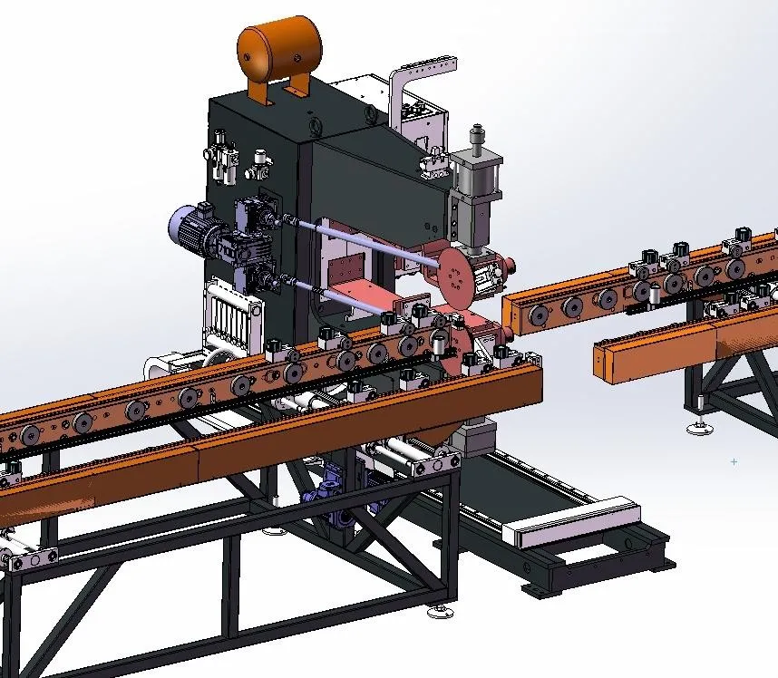 Automatische Produktionslinie für Wärmesenkflossen von Transformatoren 8
