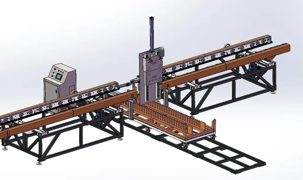 Automatische Produktionslinie für Wärmesenkflossen von Transformatoren 11